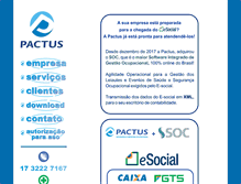 Tablet Screenshot of pactusocupacional.com.br